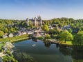 Amazing castle in Pierrefonds, France Royalty Free Stock Photo