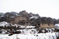 Amazing cave in Armenia. Artificial cave