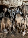 Amazing cave formation. Stalactites at Chiang Dao Cave.