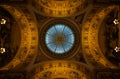 The amazing ceiling of the National Museum in Prague.