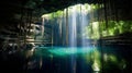 Amazing Cenote with beautiful light