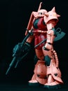 Amazing Chars Zaku on black background Royalty Free Stock Photo