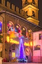 Amazing christmas light show on the streets of Faenza, Italy