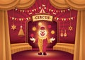 Amazing Circus show, Funny Clown Show, Man Juggling Balls