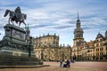 The amazing city of Dresden in Germany Royalty Free Stock Photo