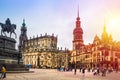 The amazing city of Dresden in Germany. Royalty Free Stock Photo