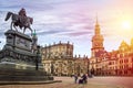 The amazing city of Dresden in Germany. Royalty Free Stock Photo