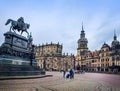 The amazing city of Dresden in Germany Royalty Free Stock Photo