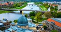 The amazing city of Dresden in Germany Royalty Free Stock Photo