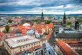 The amazing city of Dresden in Germany Royalty Free Stock Photo