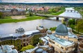 The amazing city of Dresden in Germany Royalty Free Stock Photo