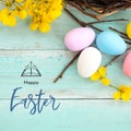 Amazing and classy Easter backgrounds and cards Royalty Free Stock Photo