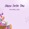 Amazing and classy Easter backgrounds and cards Royalty Free Stock Photo