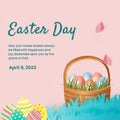Amazing and classy Easter backgrounds and cards Royalty Free Stock Photo