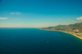 Amazing Cleopatra beaches view from Alanya Castle in Antalya, Turkey