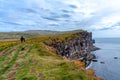 Amazing cliffs in the western fjords of Iceland