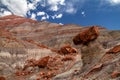 Amazing close-up if the colorful layers and rock formations of Grand Staircase-Escalante National Monument in Paria Utah