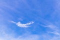 Amazing cloud shape like a bird Royalty Free Stock Photo