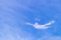 Amazing cloud shape like a bird Royalty Free Stock Photo