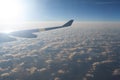 Amazing clouds and sky as seen from the plane Royalty Free Stock Photo