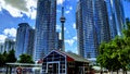 Amazing view on the CN tower on a summer day.