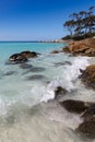 Amazing coastline at Binalong Bay Tasmania Royalty Free Stock Photo