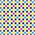 The Amazing of Colorful Design Pattern Wallpaper with Gray Lines Royalty Free Stock Photo