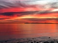 Colorful Sunset Newport Beach California