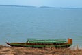 Amazing and colorful view of beautiful boat in Kaptai Lake, Rangamati, Bangladesh Royalty Free Stock Photo