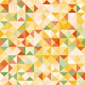 Amazing colorful yellow-green vintage geometric pattern