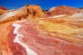 Amazing colors and shapes of Crazy Hill sandstone formation in Valley of Fire State Park
