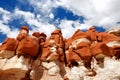 Amazing colors and shapes of sandstone formations of Blue Canyon in Hopi reservation, Arizona Royalty Free Stock Photo