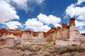 Amazing colors and shapes of sandstone formations of Blue Canyon in Hopi reservation, Arizona, USA Royalty Free Stock Photo