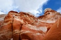 Amazing colors and shapes of sandstone formations of Blue Canyon in Hopi reservation, Arizona, USA Royalty Free Stock Photo