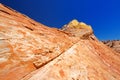Amazing colors and shapes of sandstone formations in Valley of Fire State Park Royalty Free Stock Photo