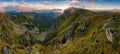 Amazing colors during sunset in Low Tatras, Dumbier and Chopok peak