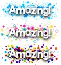 Amazing colour banners. Royalty Free Stock Photo