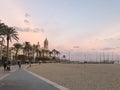 Amazing colourful afternoon in Sitges, Barcelona