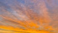 Amazing colours, sky in the sunset Royalty Free Stock Photo