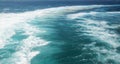 Amazing colours water with waves Royalty Free Stock Photo