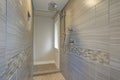 Amazing contemporary master bathroom interior Royalty Free Stock Photo