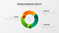 Amazing corporate statistics information screen infographic. Business data visualization design vector illustration template.