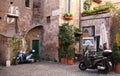 Amazing courtyard in Rome