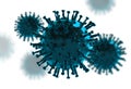 Amazing Covid-19 illustration , Corona, Coronavirus. Virus background. Pandemic.