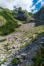 Amazing Czerwone Wierchy mountains in Western Tatras mountains in Poland Royalty Free Stock Photo