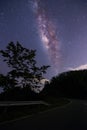 Amazing dark sky with clear beautiful Milky Way Galaxy Royalty Free Stock Photo