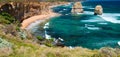 Amazing daylight over the Twelve Apostles, the Great Ocean Road, Australia Royalty Free Stock Photo