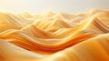 Amazing desert sunset. Beautiful Arabian desert with warm colors. Colorful contours of sand dunes Royalty Free Stock Photo