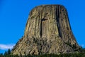 The Amazing Devil's Tower, Wyoming, USA. Royalty Free Stock Photo