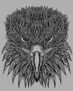 Amazing digital painting illustration eagle art